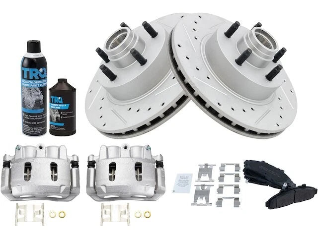 Front Brake Pad Rotor Caliper Set for Mazda B4000 RWD (1998–2000) GH912QD