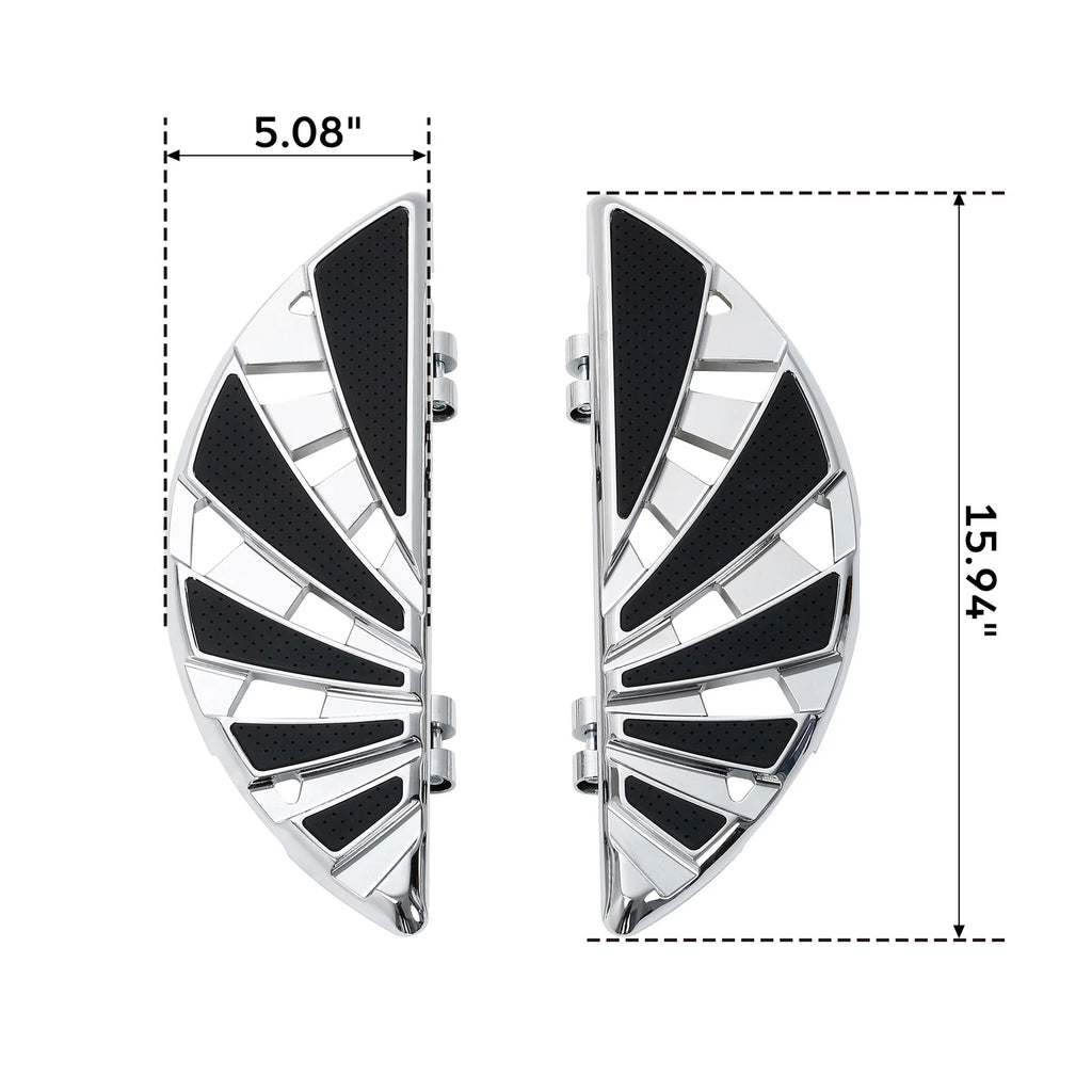 Driver Floorboard Footboard for Harley Electra Street Road Glide King (1986–Present)