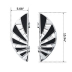 Driver Floorboard Footboard for Harley Electra Street Road Glide King (1986–Present)