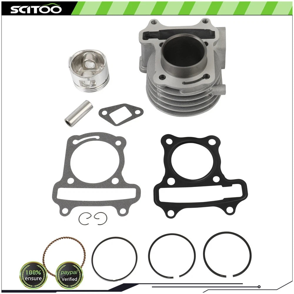80cc Big Bore Cylinder Rebuild Kit for Chinese Scooter QMB139