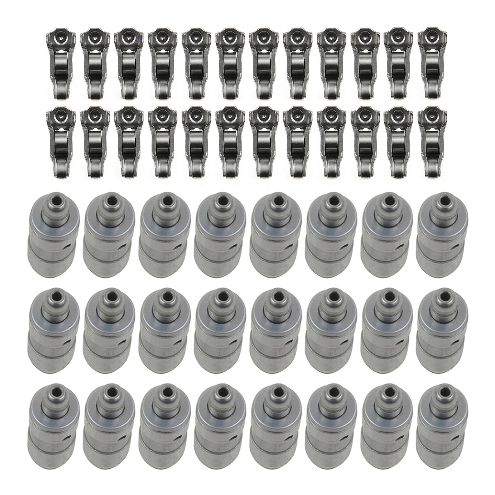 Set of 24 Rocker Arms & 24 Valve Lifters for Ford F-150, Lincoln Navigator (2004–2008)