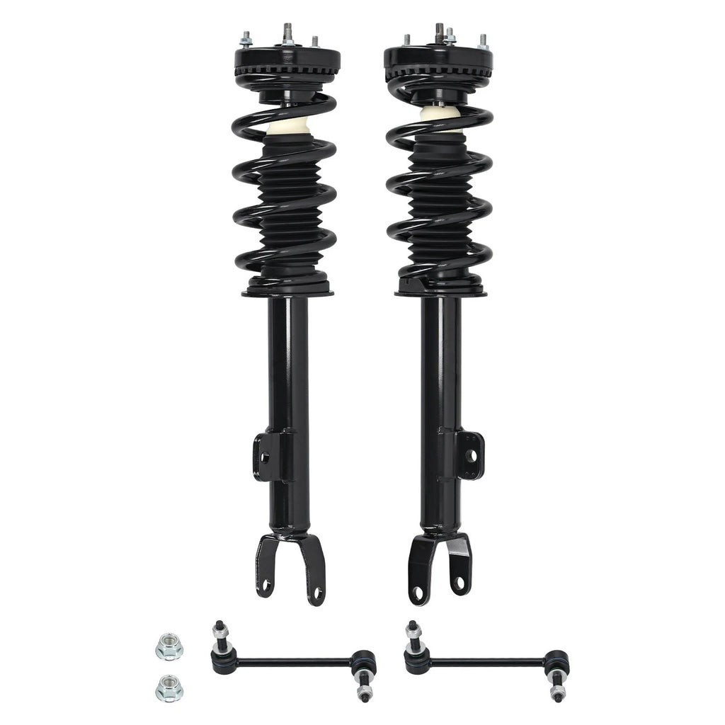 Set of 4 Front Struts w/ Sway Bar End Link for Dodge Charger Challenger (2012–2019)