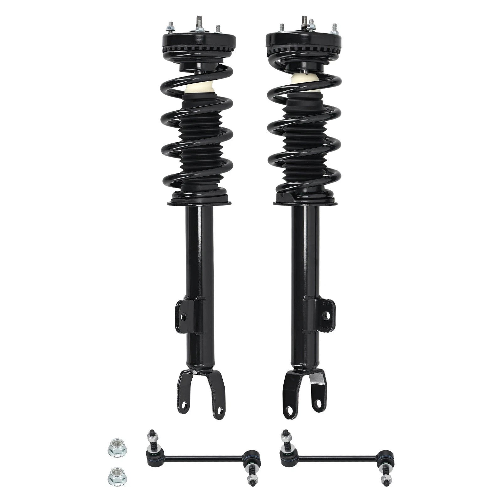 Set of 4 Front Struts w/ Sway Bar End Link for Dodge Charger Challenger (2012–2019)