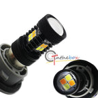 Set of 4 White/Amber DRL Turn Signal Parking Light Bulbs for GMC Sierra 1500 (2000–2014)