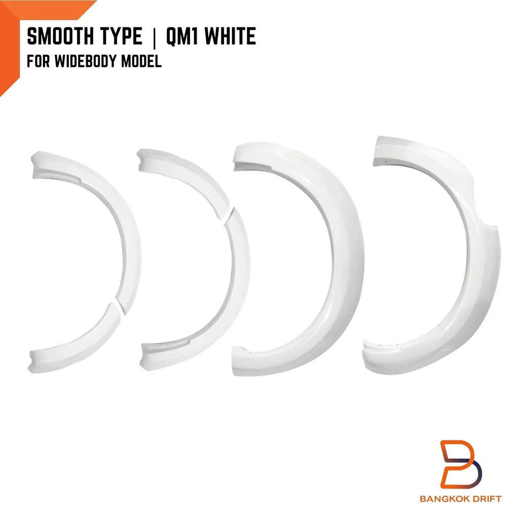 White Wheel Arch Flare Guard for Nissan Navara NP300 D23 ST-X (2015-2019)