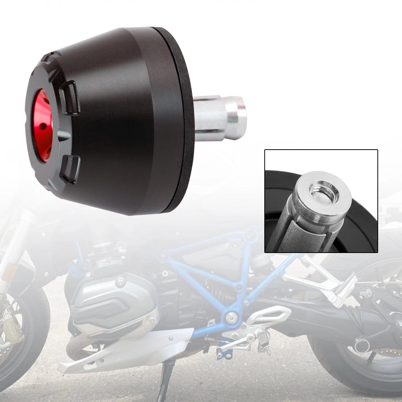 Rear Axle Fork Guard Slider Wheel Protector for BMW R1200 R1300 (2024–2024)