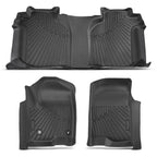 2X Waterproof Floor Mat Liners for GMC Sierra 1500 2500HD 3500HD (2020–2025)