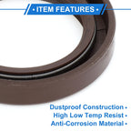 1Pc Front Crankshaft Oil Seal for Mitsubishi Eclipse 3000GT (1990–1999) MD377999/MD133317