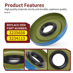 Triple Lip Seal 25x80x10 for Polaris Ranger ETX Crew XP
