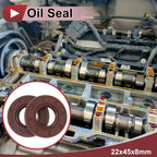 2X Oil Seal Rotary Shaft Seal for Various Models (22x45x8mm) FKM Rubber