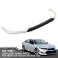 Front Bumper Lip Splitter for Honda Civic (2025) - Yofer White Pearl Black