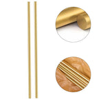 Set of 2 Brass Round Rods 3mm Diameter 200mm Length for Miniature Shafts