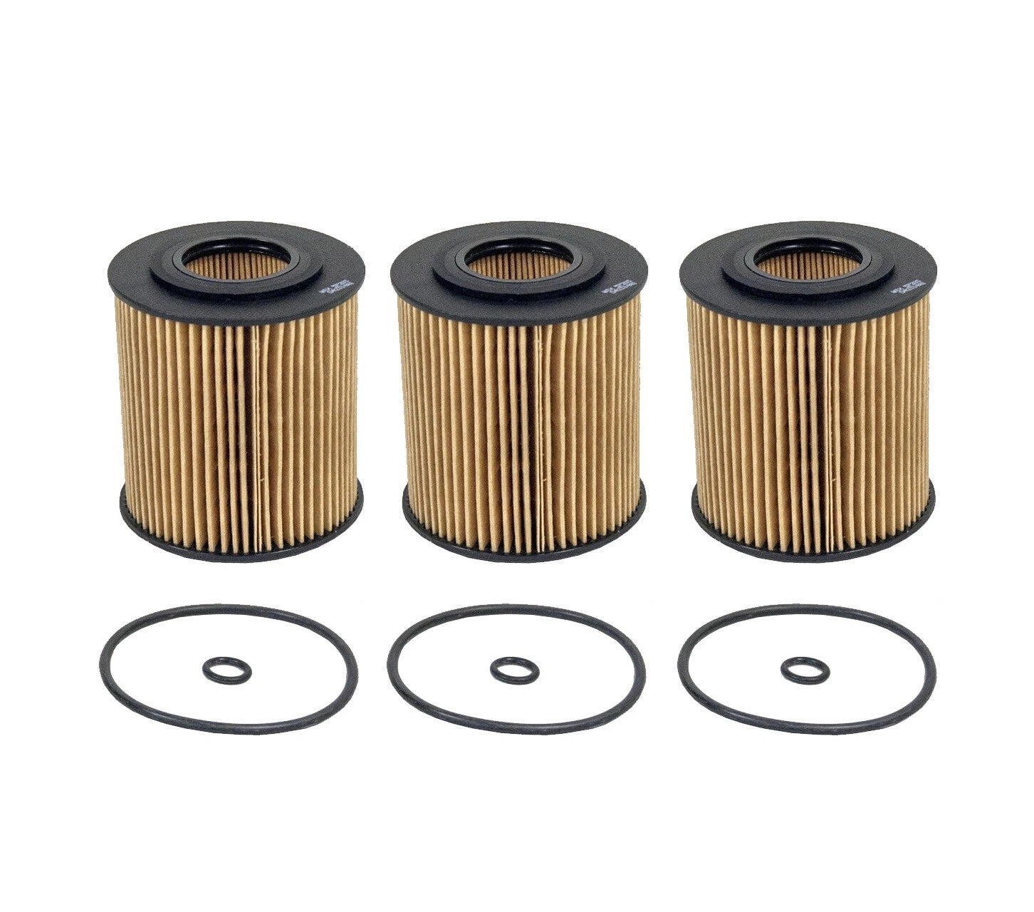 Set of 3 Engine Oil Filters for Ford Escape, Mazda 3, Mercury Milan