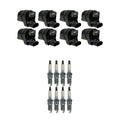 Set of 8 NGK Ignition Coils & Iridium Spark Plugs for Silverado Sierra Tahoe Yukon