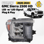 LED Headlight Assembly for GMC Sierra 2500 HD (2020–2023) Right Side
