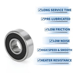 Deep Groove Ball Bearing 10x26x8mm for Scooter Skateboard (P0)