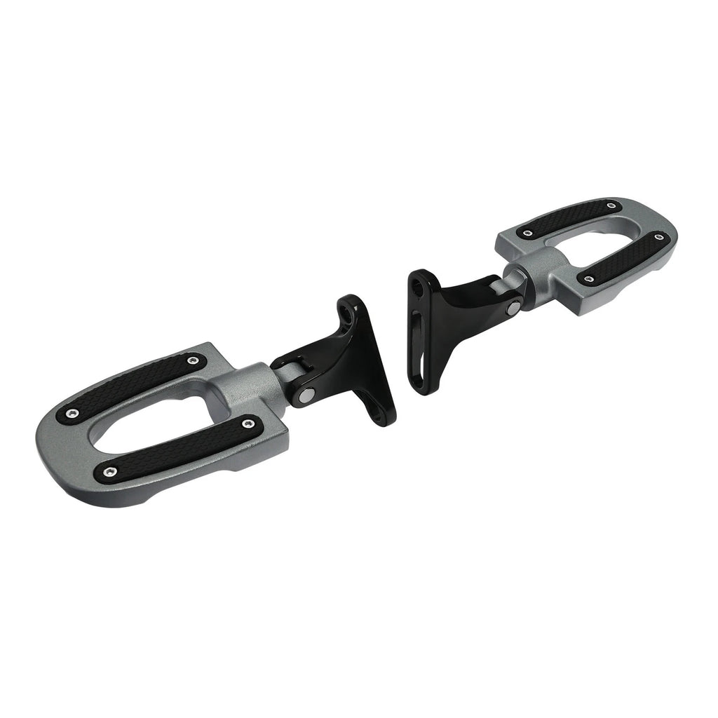 Black Passenger Footpegs for Harley Electra Glide, Street Glide (1993–Present)