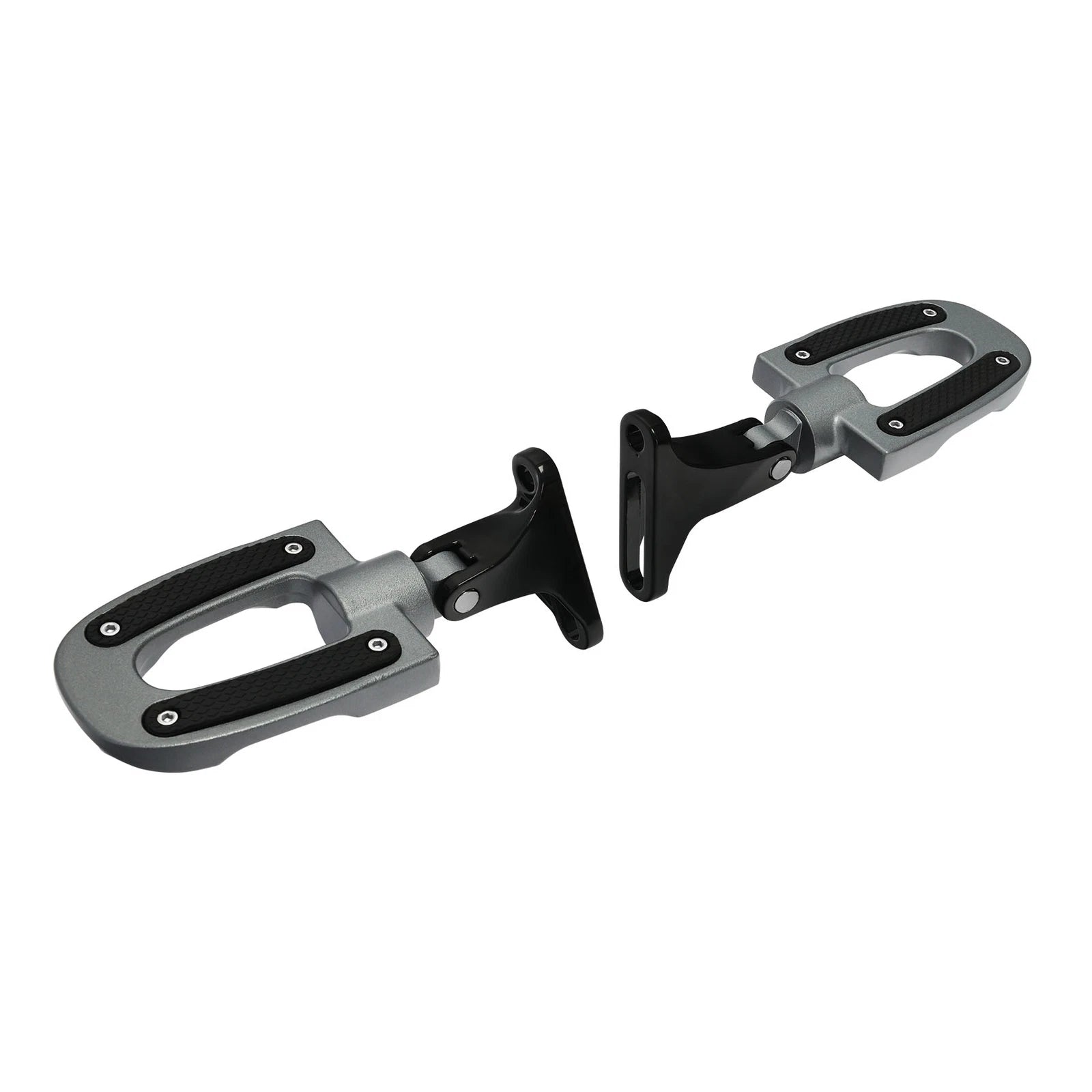 Black Passenger Footpegs for Harley Electra Glide, Street Glide (1993–Present)