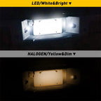 LED License Plate Light Assembly for GMC Sierra, Chevy Silverado 1500 2500 3500 (V)