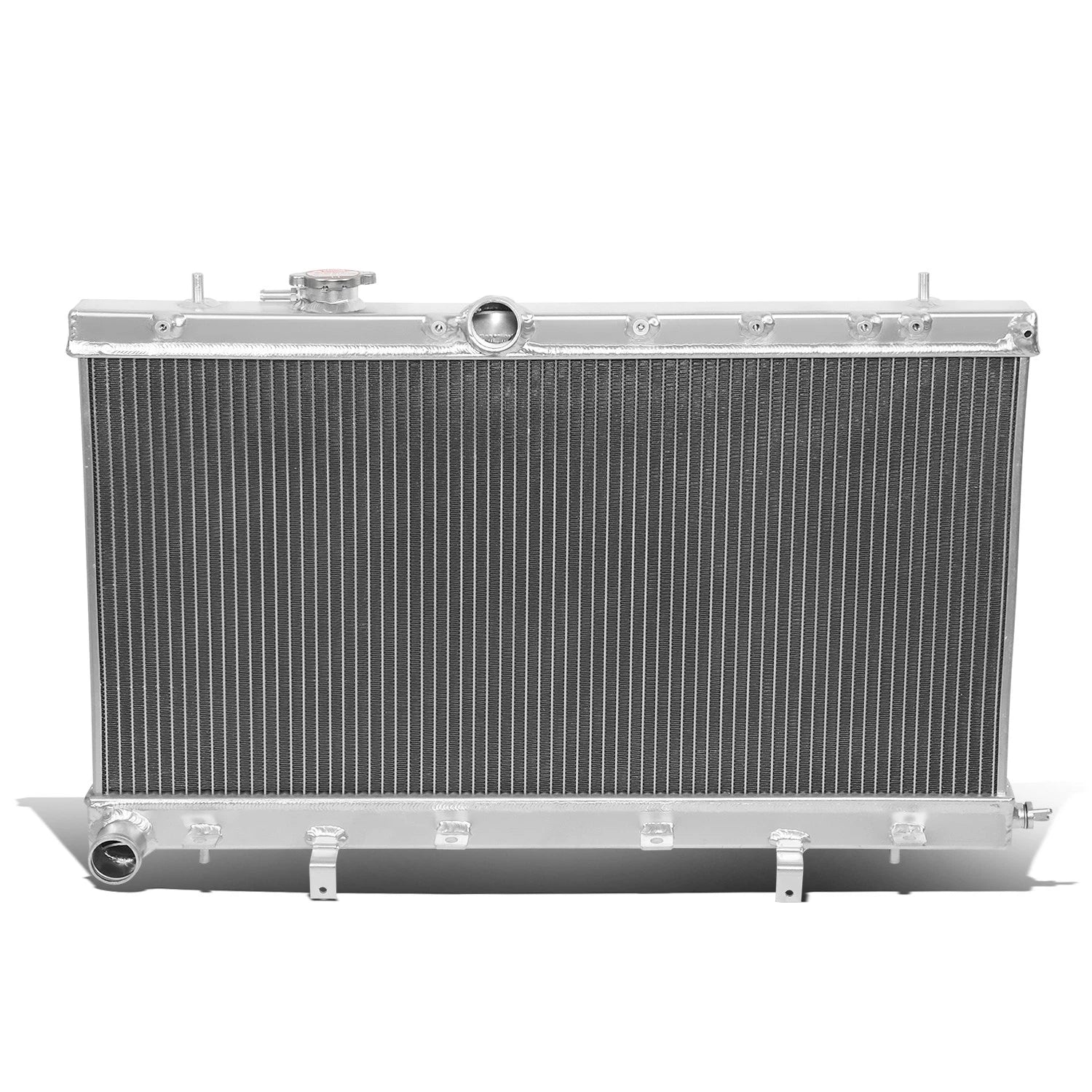 Full Aluminum 2-Row Racing Radiator + Cap for Subaru Impreza WRX STI (2002–2007)