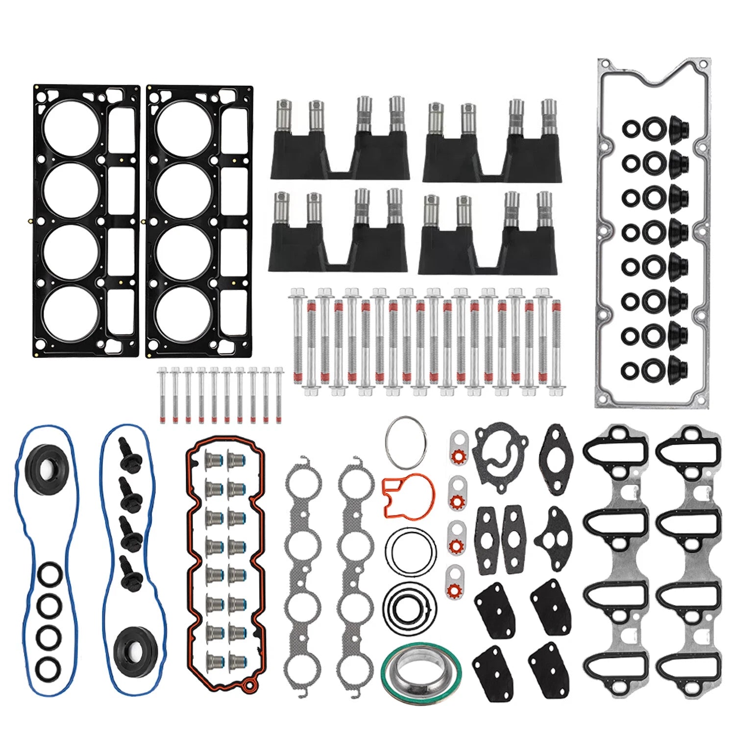 Head Gasket Bolts Lifters Guides Kit for Chevy Silverado 1500 5.3L V8 (2004–2013)