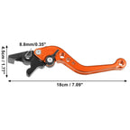 Brake Clutch Lever Set for Honda CBR300R (2014–2019) Orange Aluminum Alloy
