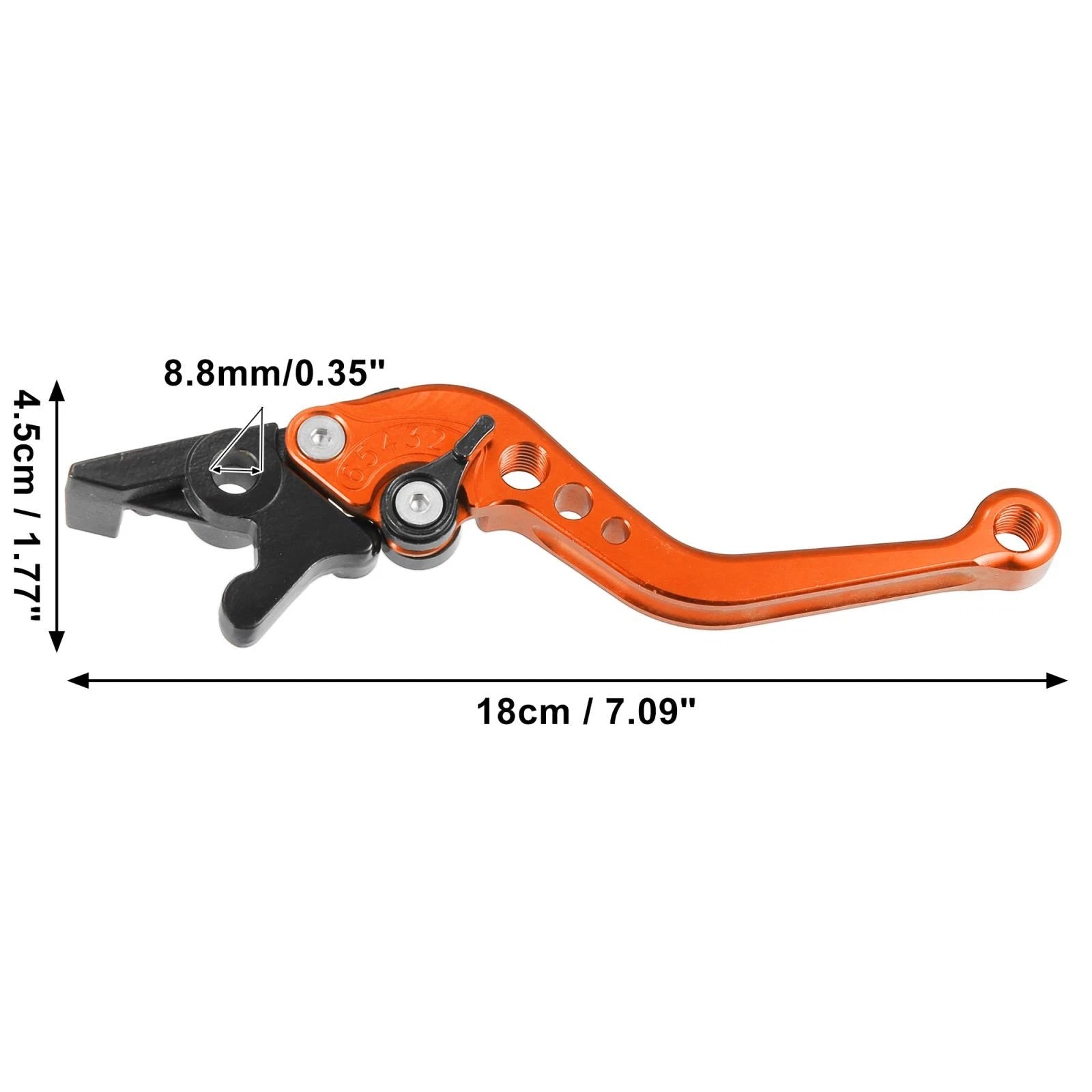 Brake Clutch Lever Set for Honda CBR300R (2014–2019) Orange Aluminum Alloy