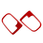 Carbon Fiber Red Interior Door Handle Cover Trim for BMW 3 Series (1991-1999)