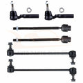 Set of 6 Front Tie Rod Ends Steering Kit for Chevrolet Malibu & Pontiac G6