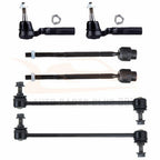 Set of 6 Front Tie Rod Ends Steering Kit for Chevrolet Malibu & Pontiac G6