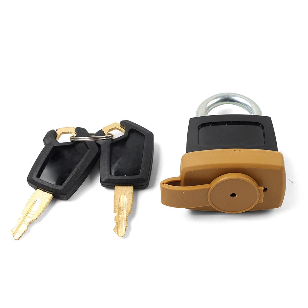 Set of 2 CAT Padlocks & 1 Fuel Cap for Caterpillar 2462641 (No Years)