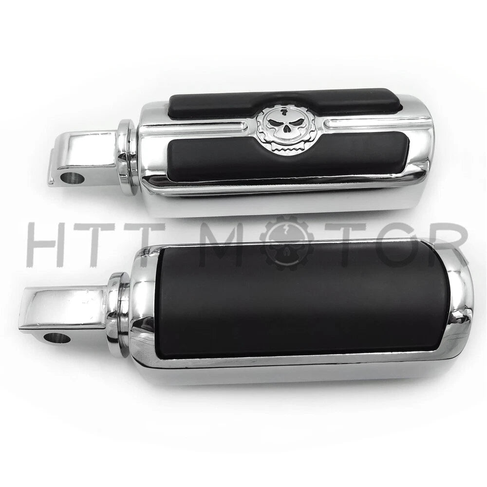 Chrome Gear Skull Footpeg for Victory Cross Roads (2018–2023)