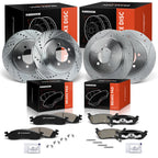 Drilled Brake Rotors & Ceramic Pads for Ford Explorer (2006–2010)