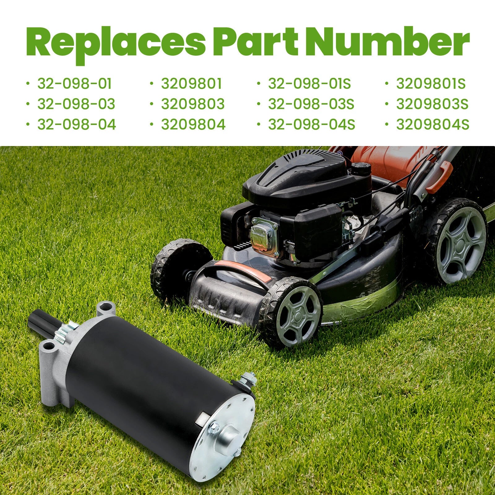 Starter for Kohler Toro Tractors (22HP–26HP)