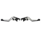 CNC Silver Extendable Brake Clutch Levers for Kawasaki ZX10R/RR/KRT/SE (16-20)