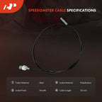 Speedometer Cable for Ford Mustang Ranger Bronco II Escort (1983-1994)