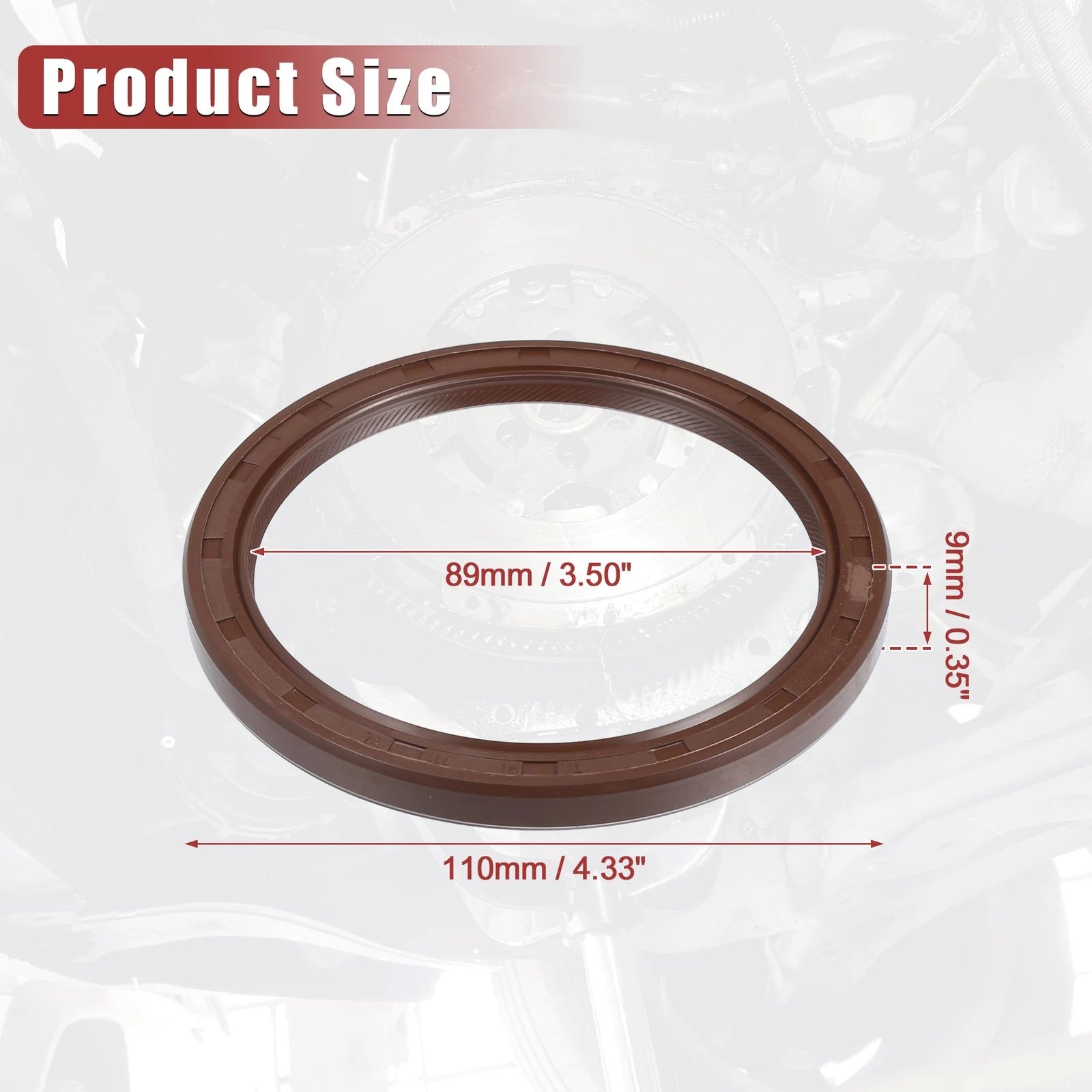 Oil Pump Crankshaft Seal for Hyundai Santa Fe (No.MD372251)