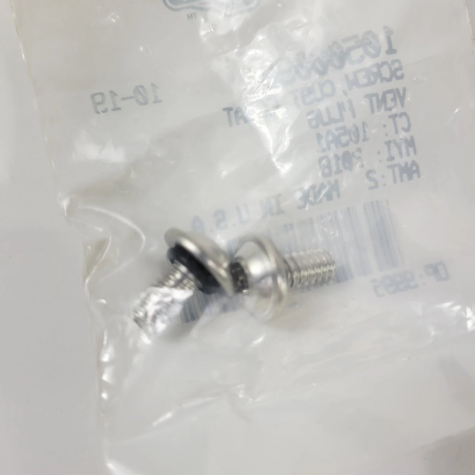 2X Screw Dust Ecoat Vent Plug for Harley-Davidson (10500098)