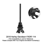 Oil Dipstick Tank Cap Plug for Harley Softail Road Glide Electra Glide (2010–2023) 1105-0022 Black