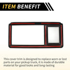 Carbon Fiber Pattern Dashboard Meter Frame Cover for Ford Maverick (2022–2024)