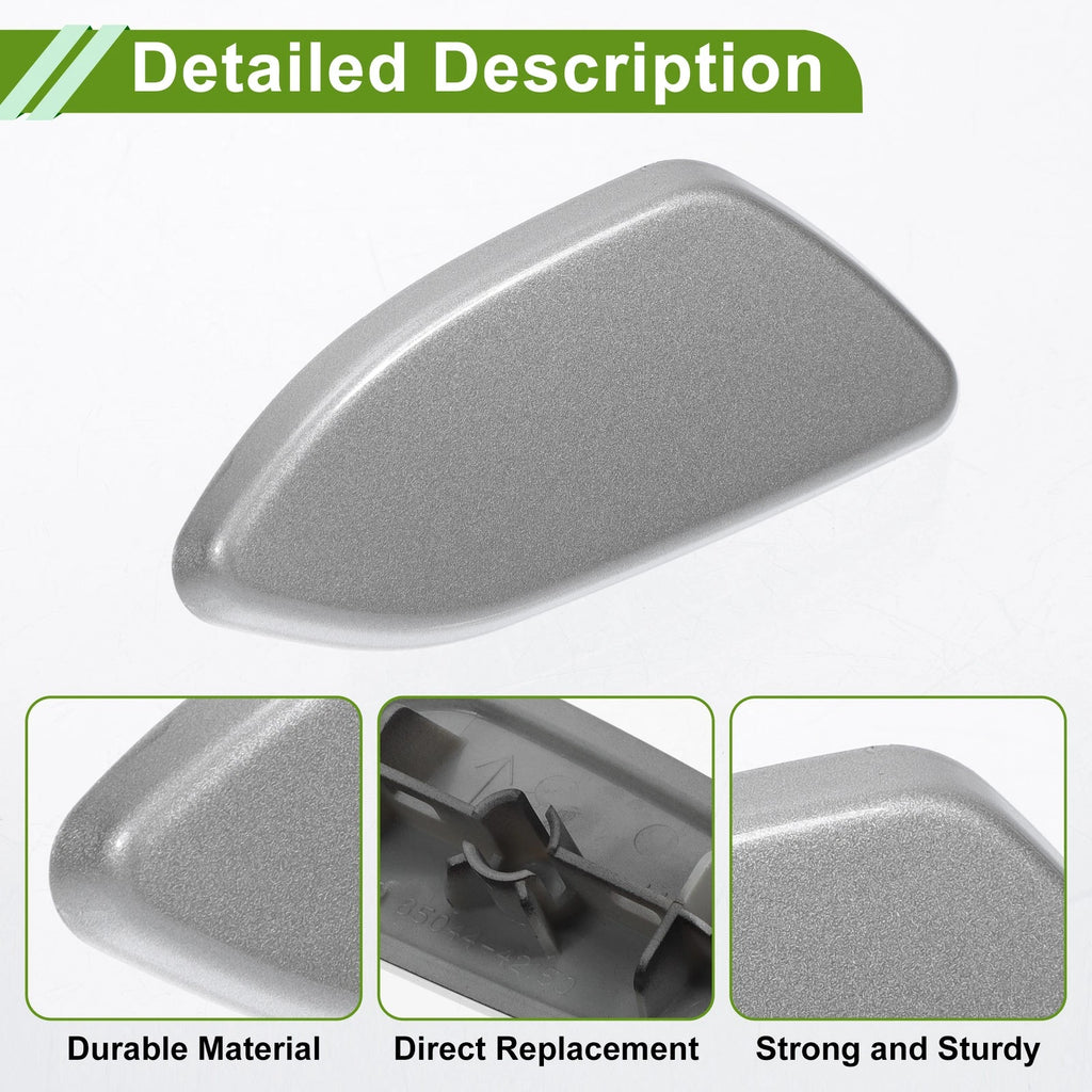 Front Right Washer Nozzle Cover for Toyota RAV4 (2010–2012) 8504442150 Silver Tone