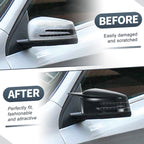 Pair Rearview Mirror Cover Cap Gloss Black for Mercedes-Benz W176 W246 C117