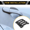 Set of 4 Exterior Door Handle Covers for Toyota Tundra (2007–2020) Carbon Fiber