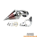 Chrome Air Intake Filter Cleaner for Harley Dyna FatBob FXDF, Street Bob FXDB