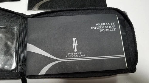Owners Manual Case with Inserts for Lincoln Continental (1995)