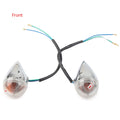 1 Pair Clear Turn Signal Lights for Yamaha XV1900 (2006–2013)