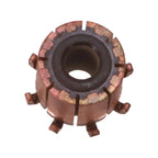 Copper Hook Type Electrical Motor Commutator 8P Teeth 10.4x4x11.6mm