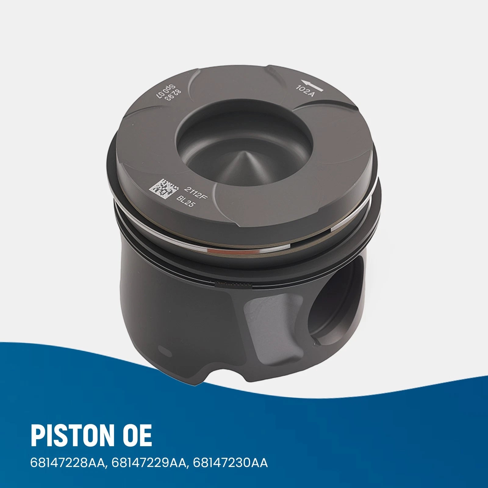Piston Ring Set for Jeep Grand Cherokee Ram 1500 3.0L V6 Diesel (2014–2019)