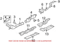 Exhaust Pipe Catalytic Converter Gasket for Ram 2500 3500 (2003–2023)