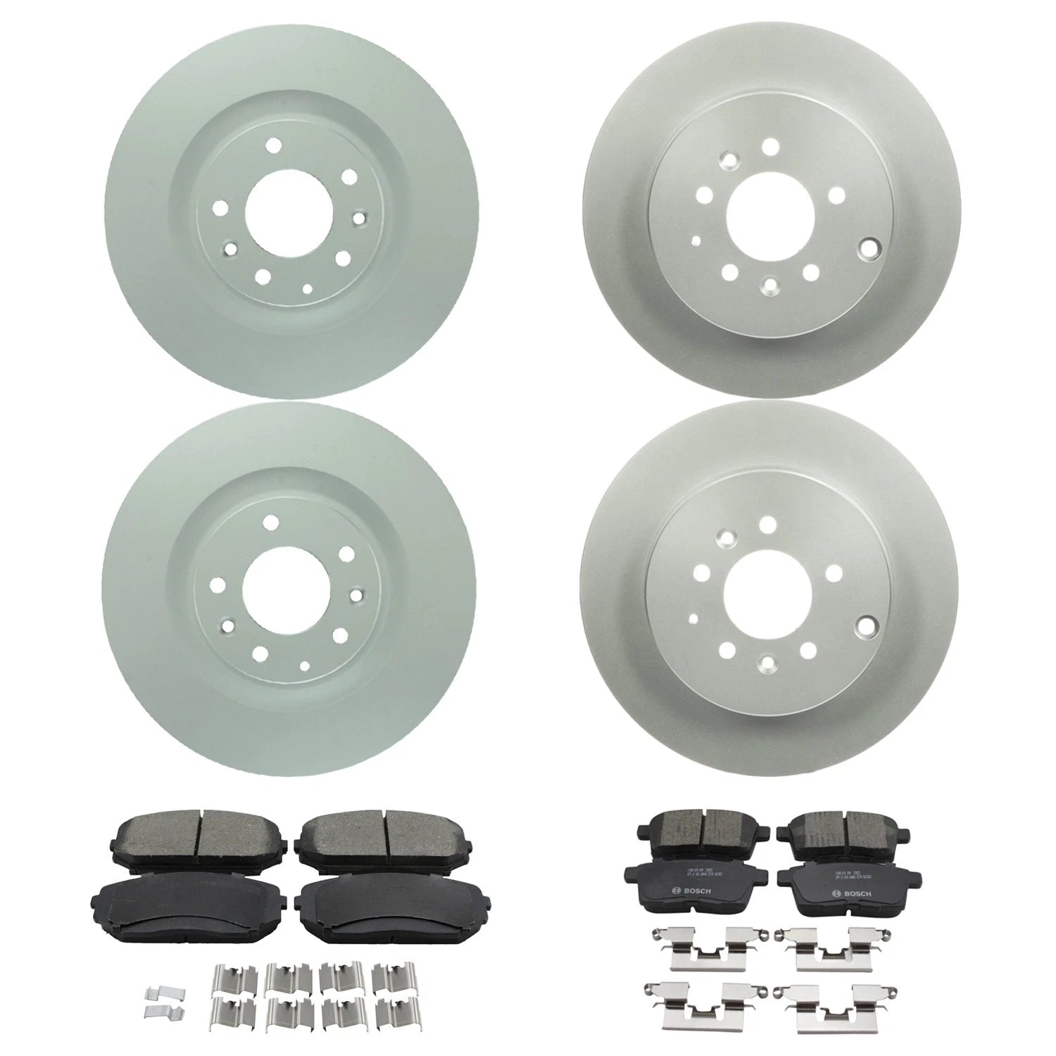 Bosch Quietcast Brake Pad Kit & Rotors for Mazda CX-9 (2007–2021)